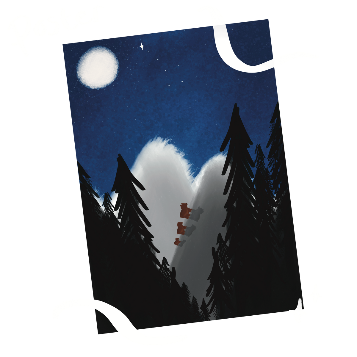 Bear Family Nursery Poster (Canva customisation)